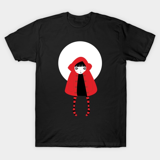 Little Red Riding Hood T-Shirt by volkandalyan